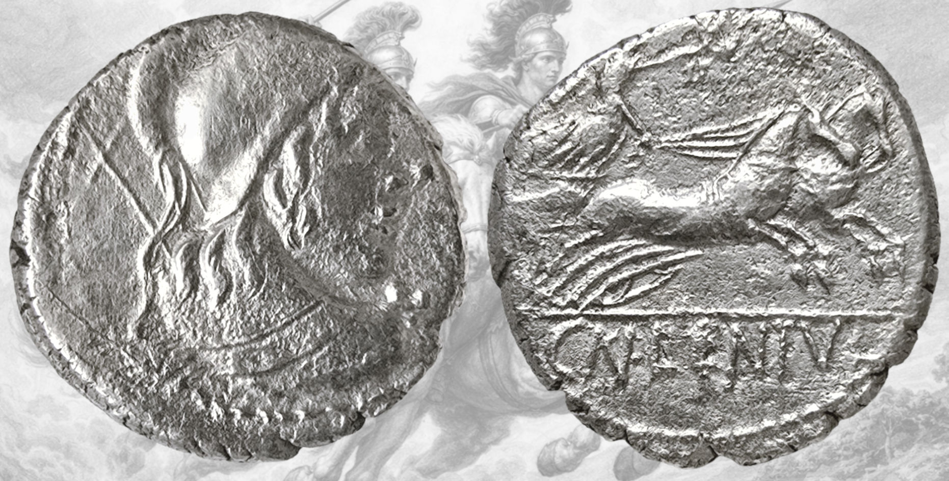 Denario Republica Romana. Denario Gens Cornelia. Crawford 345/1. Cn. Cornelius Lentulus Clodianus.