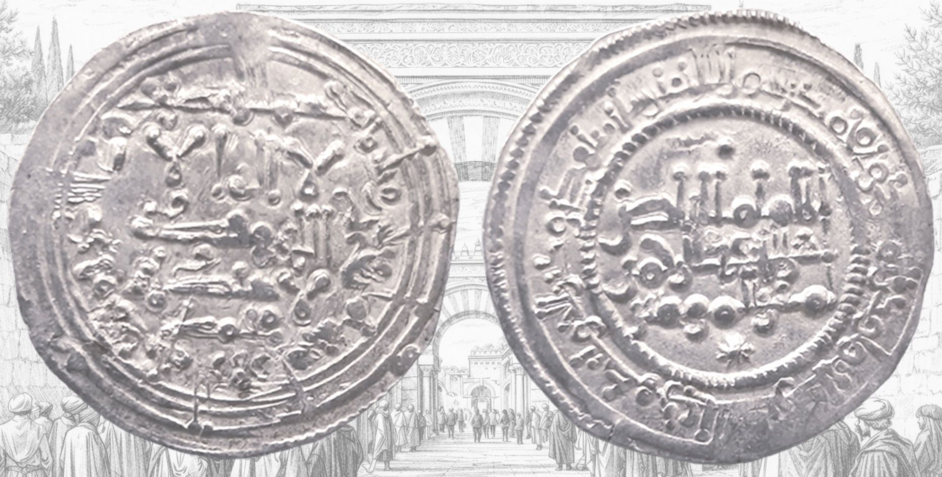 Dirhem de Abderrahman III. 338 H. Madinat Al-Zahra.