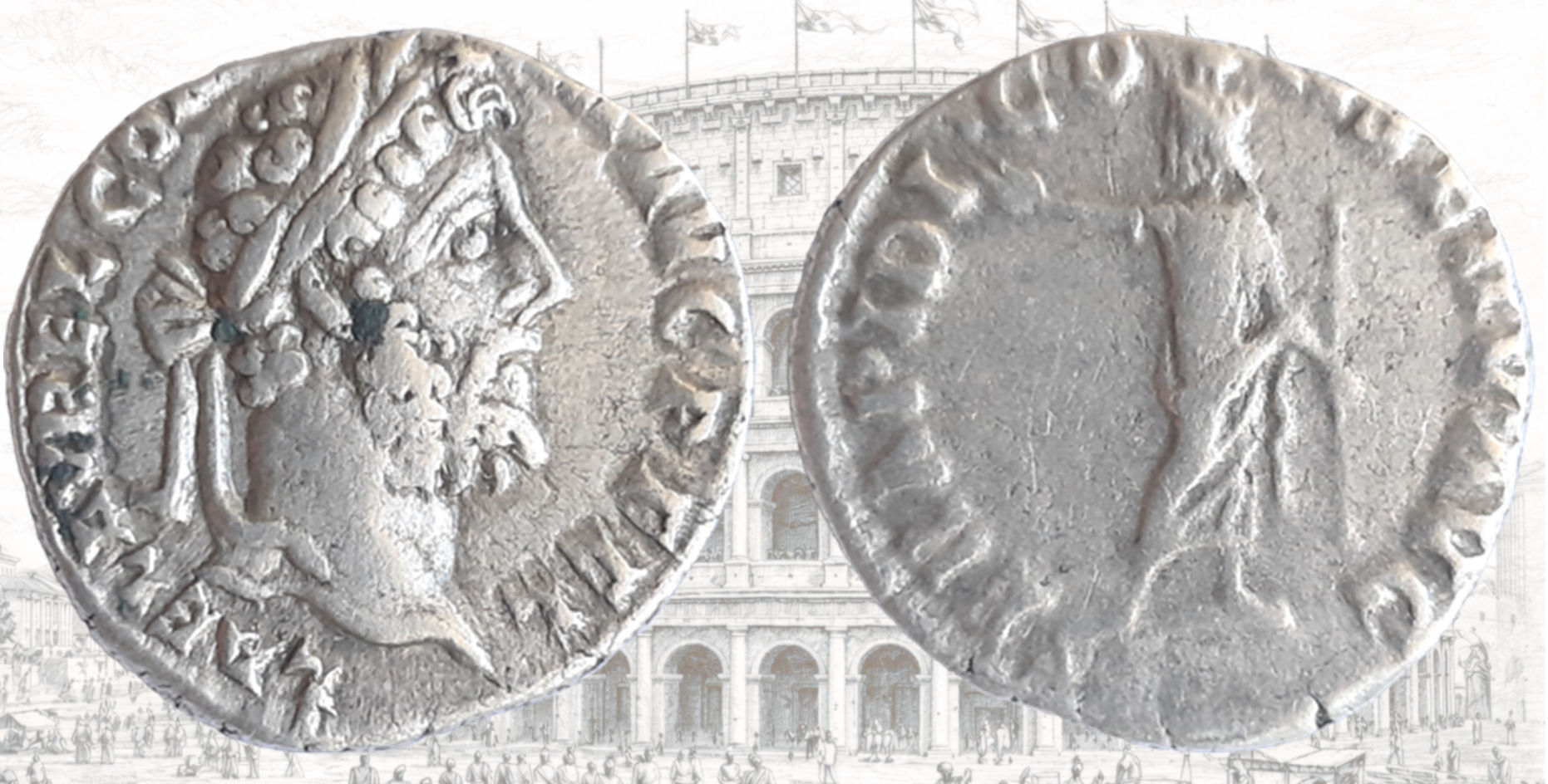 Comodo. Denario. RIC III Commodus 261 (denarius). Serapis.
