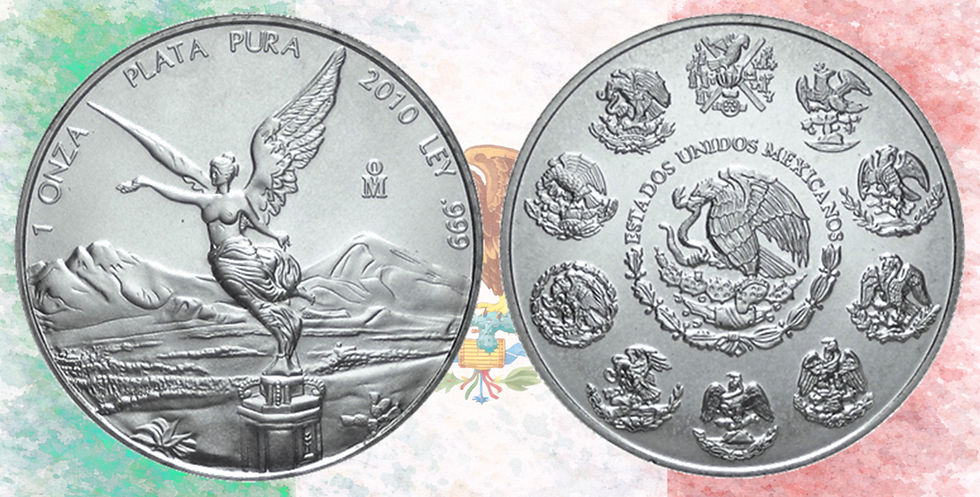 Méjico, 1 onza Libertad, 2010.