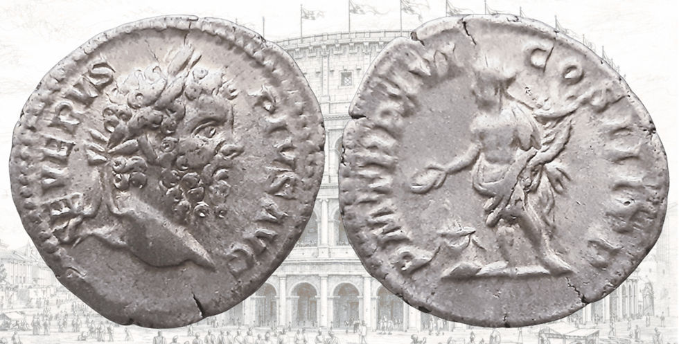 Denario de Septimio Severo. RIC IV Septimius Severus 220.