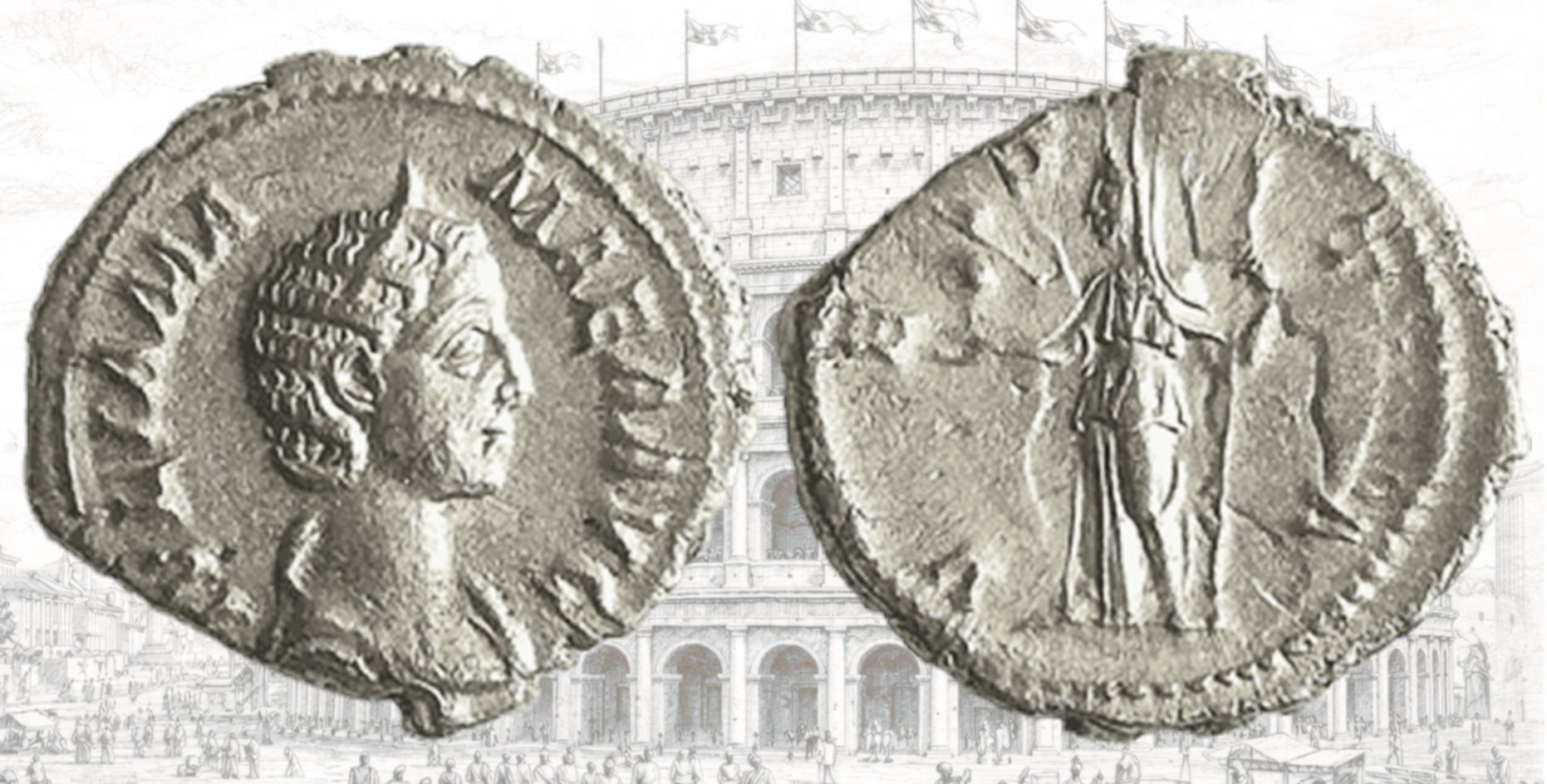 Denario de Julia Mamea. RIC IV Severus Alexander 360. VESTA. Vesta.