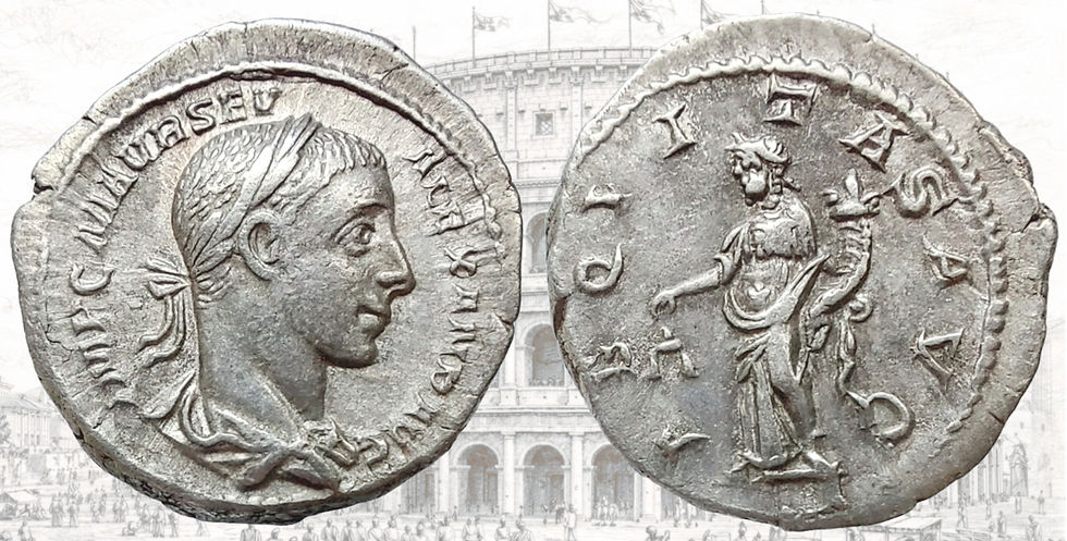 Denario de Alejandro Severo. RIC IV Severus Alexander 127c. Aequitas.