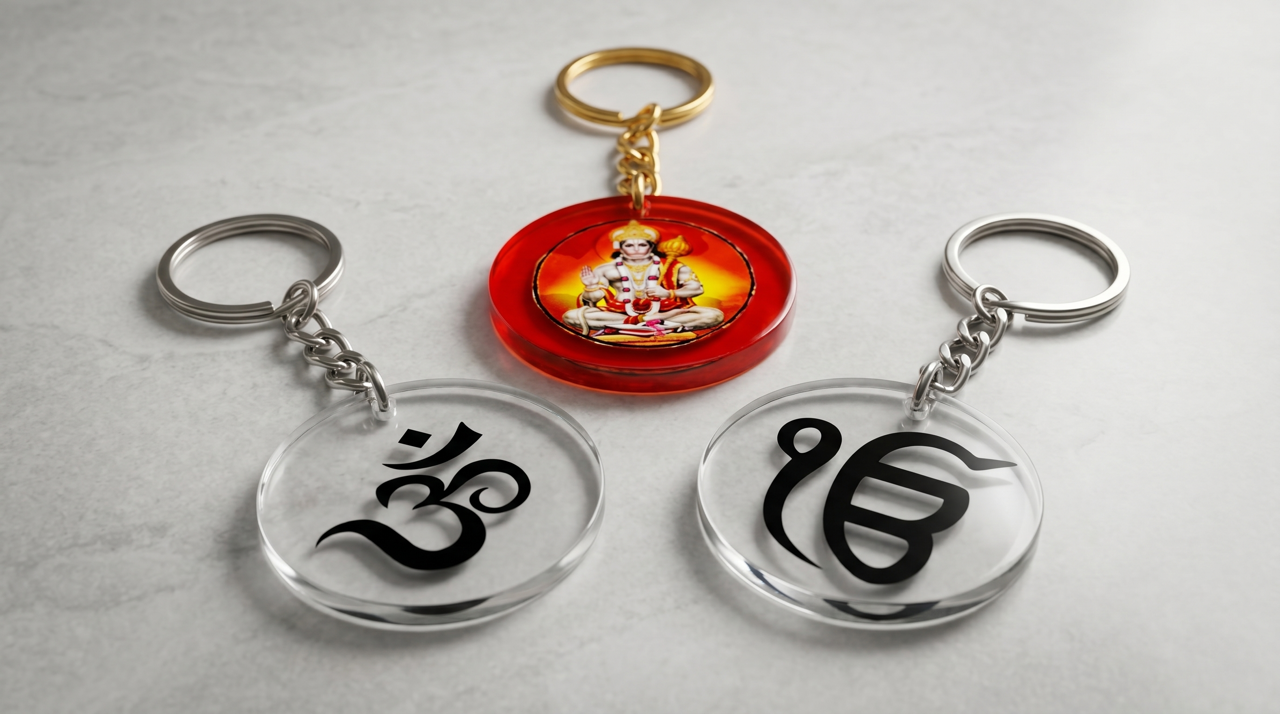 Sacred Personalised Keychain