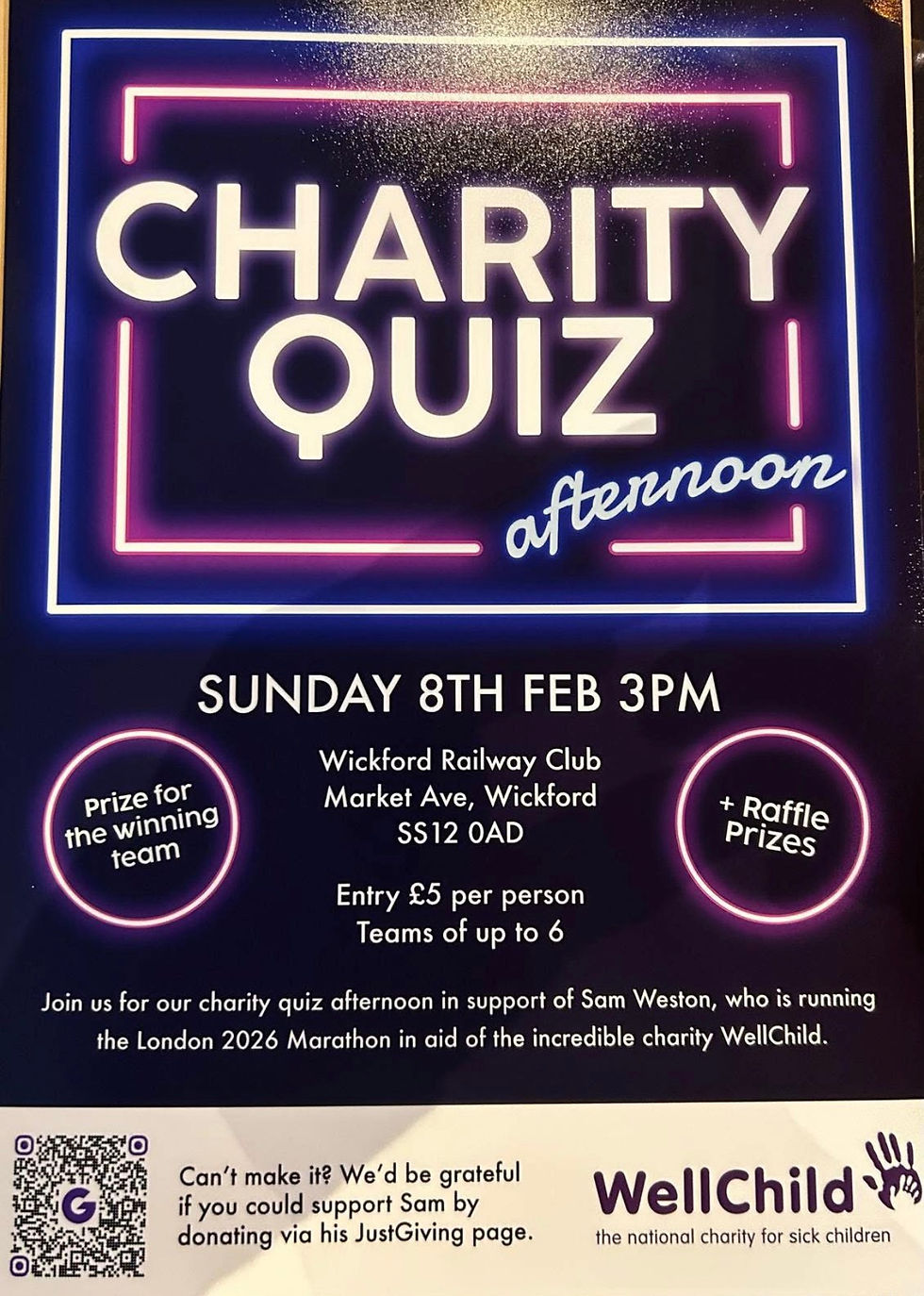 Charity Quiz Afternoon