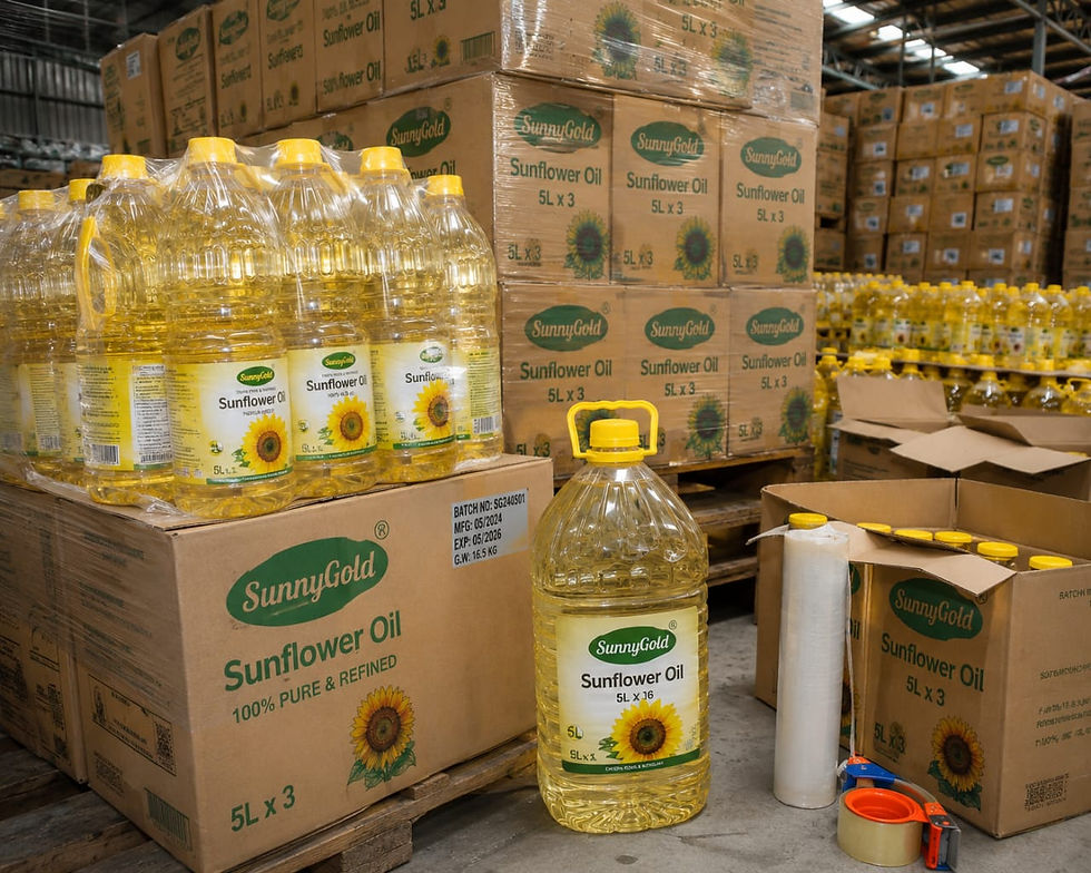 Pure Tanzanian Sunflower Oil