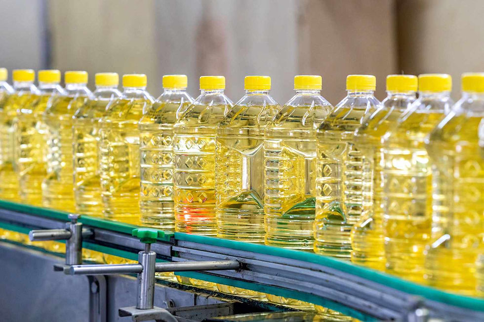 Wholesale sunflower oil bottles ready for export