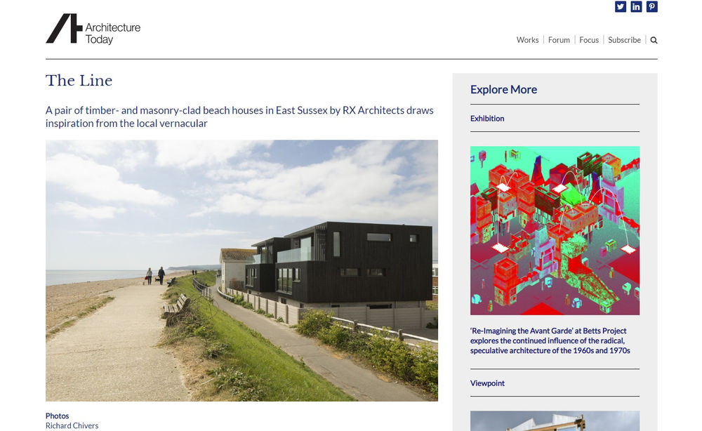 The Line Featured in Architecture Journals