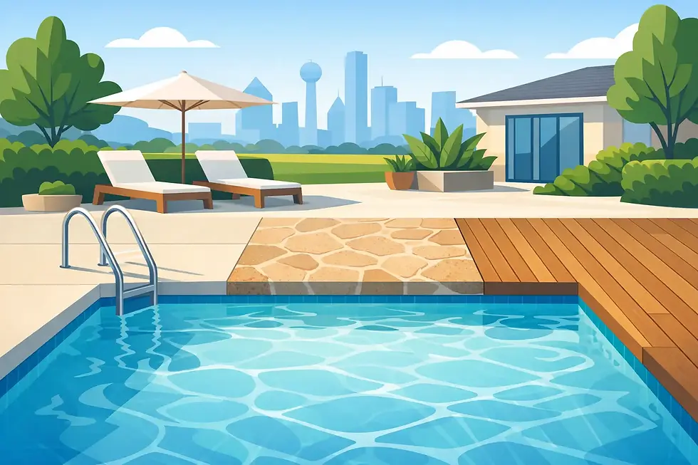 Best Pool Deck Texture Options for DFW Homes