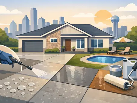 Best Concrete Sealer Types for Dallas Homes