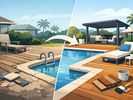 A Pool Deck Makeover Project Example That Lasts