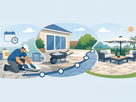 A Patio Resurfacing Project Timeline for Homeowners