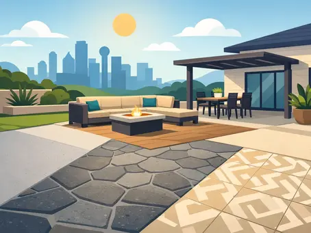 Concrete Patio Resurfacing Options for DFW Homes