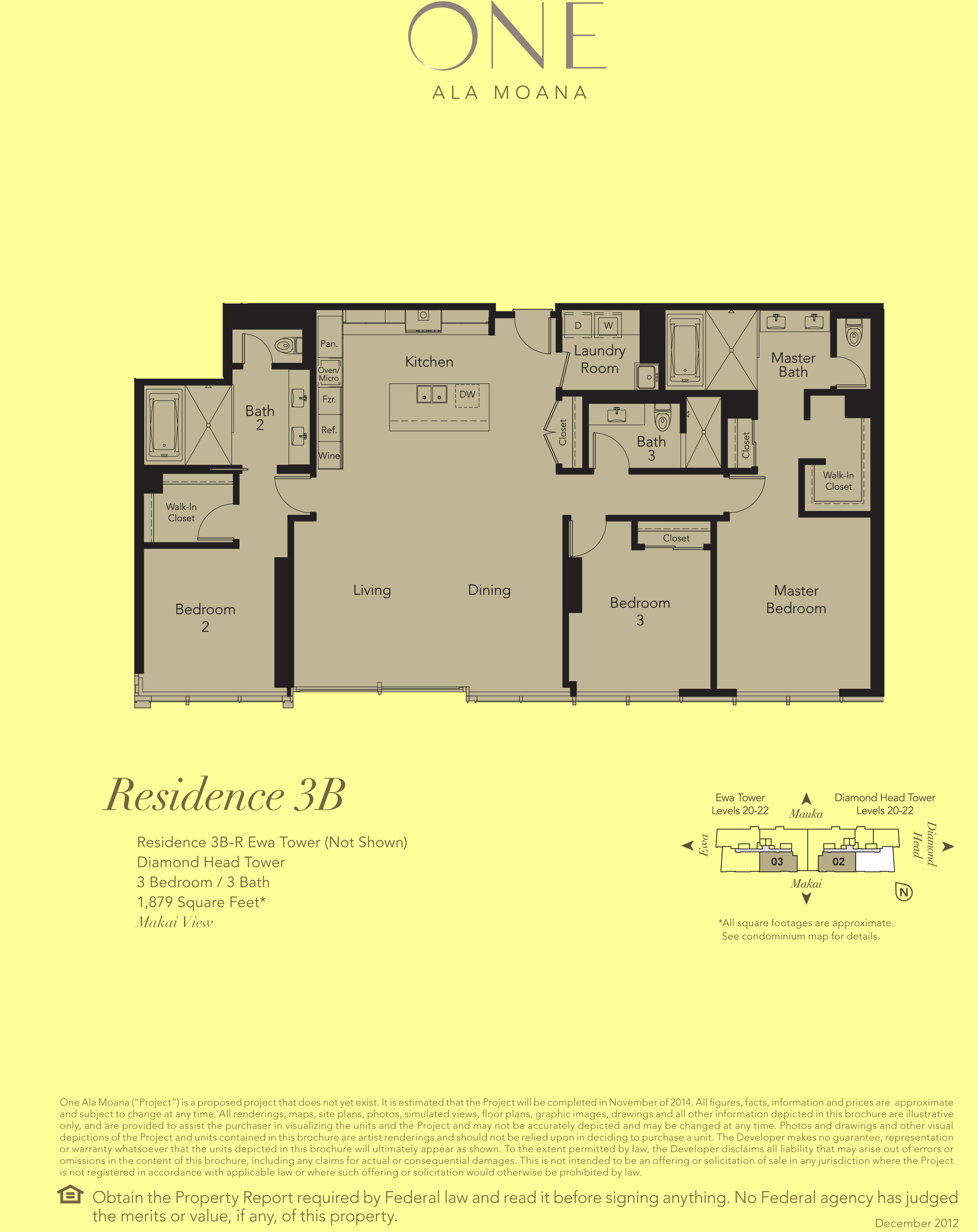 ONE Ala Moana Blvd. Penthouse 3B
