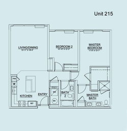 Floor Plan Unit 215