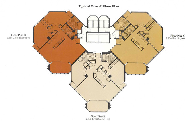 Condo floorplate - floorplans