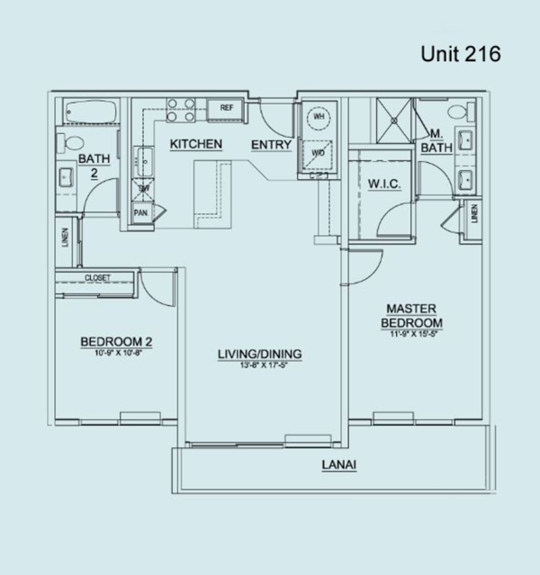 Floor Plan Unit 216