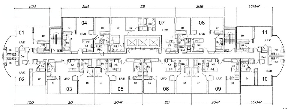 Floors 11-14,16-17,26