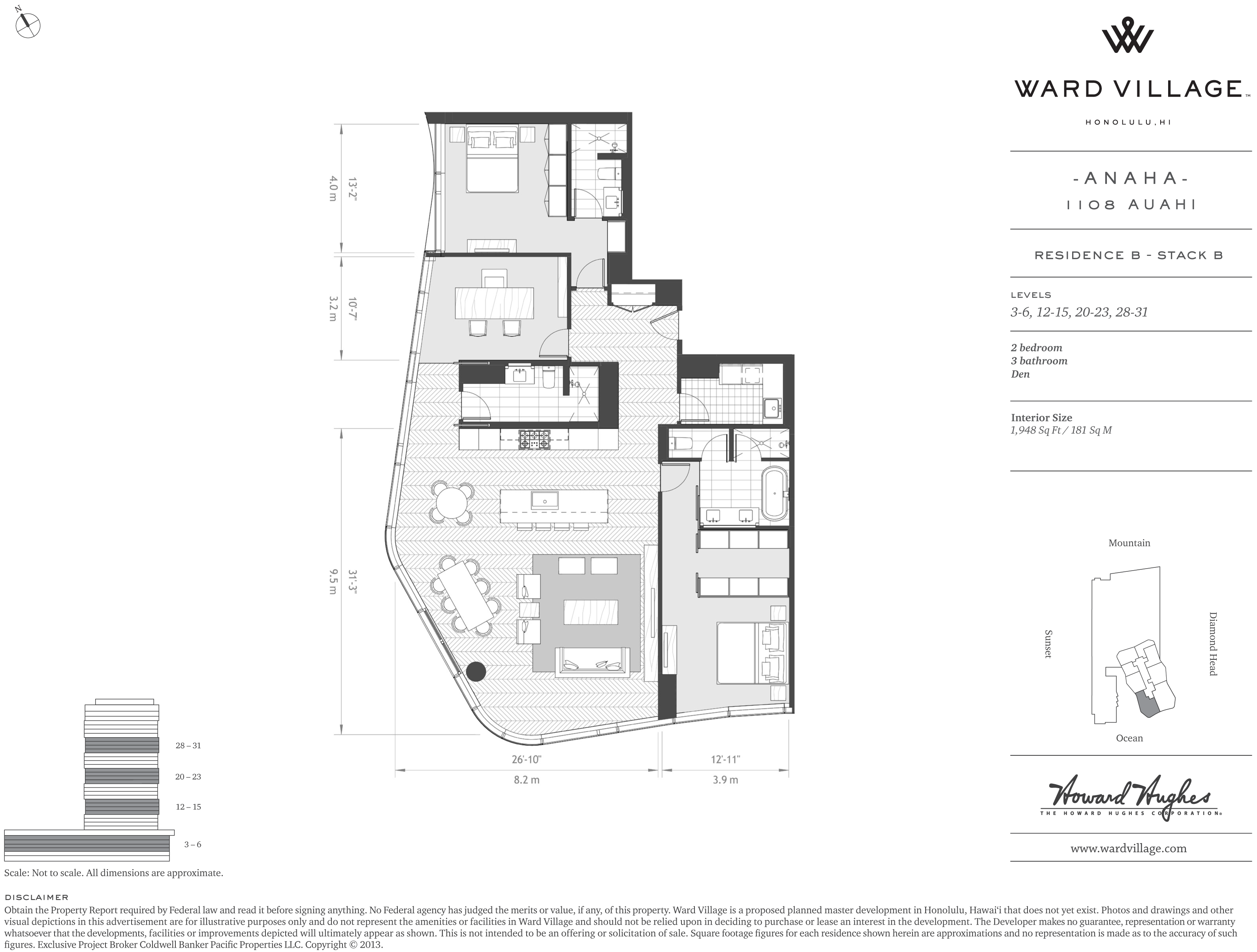 Residence C w/Den Stack B