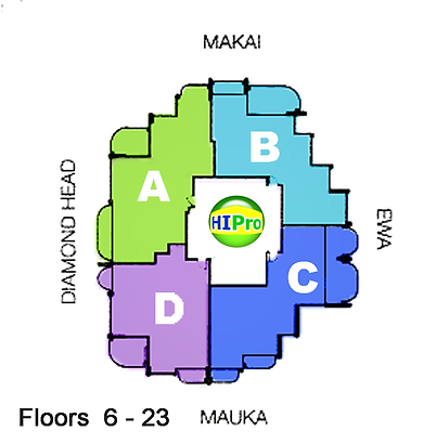 Nuuanu Parkside floor plate