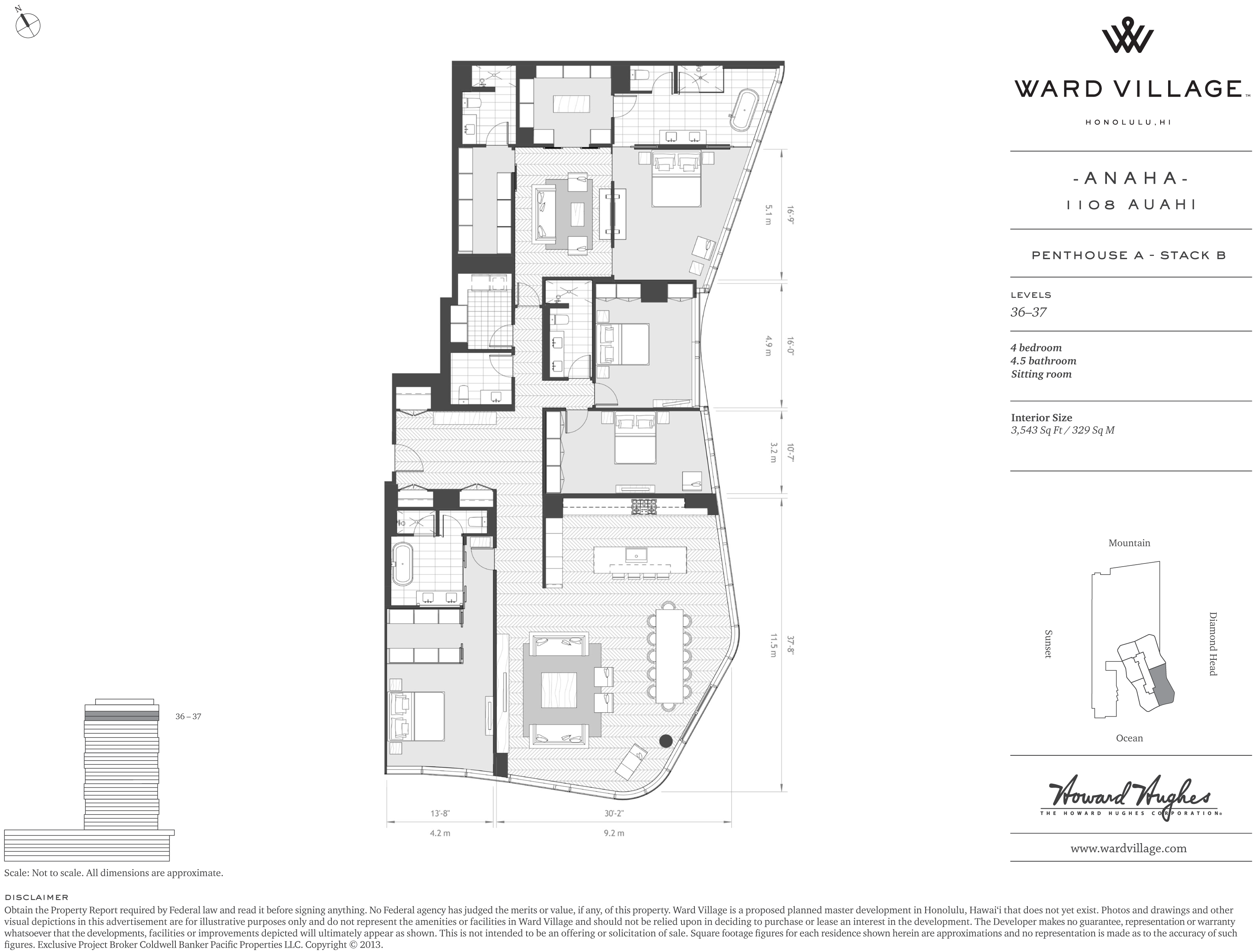 Penthouse A w/ Sitting Room Stack B