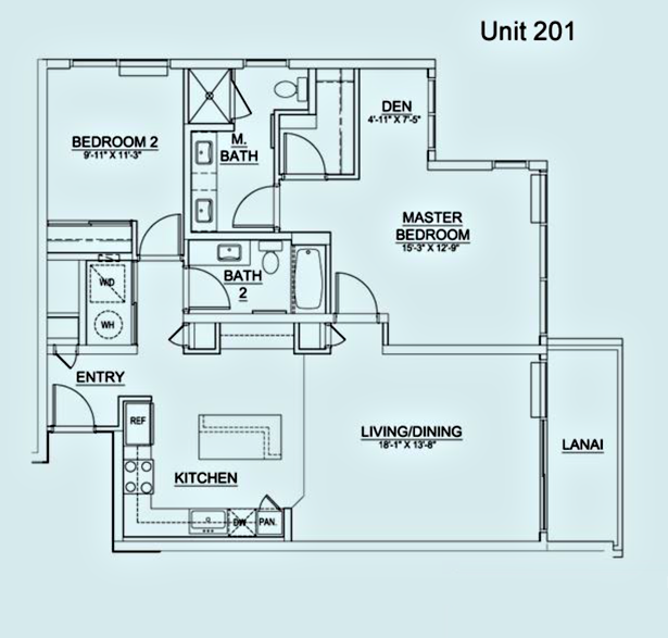 Floor Plan Unit 201