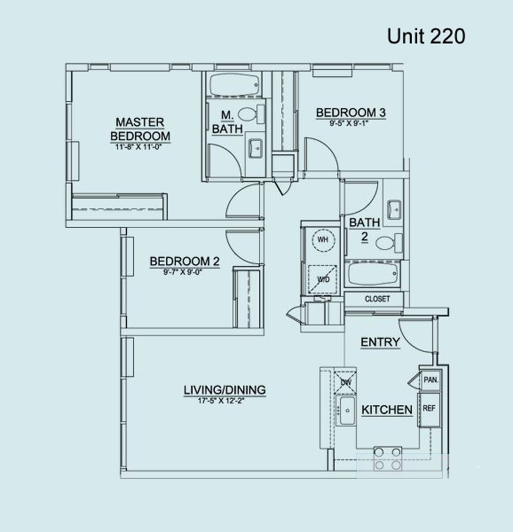 Floor Plan Unit 220