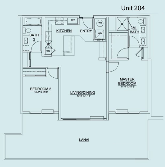 Floor Plan Unit 204