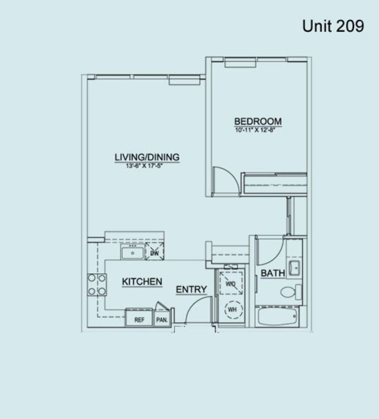 Floor Plan Unit 209