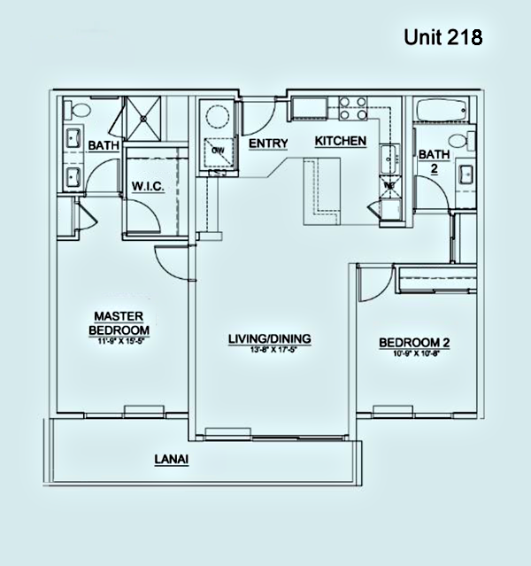 Floor Plan Unit 218