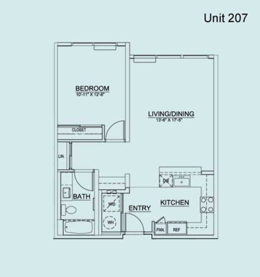 Floor Plan Unit 207