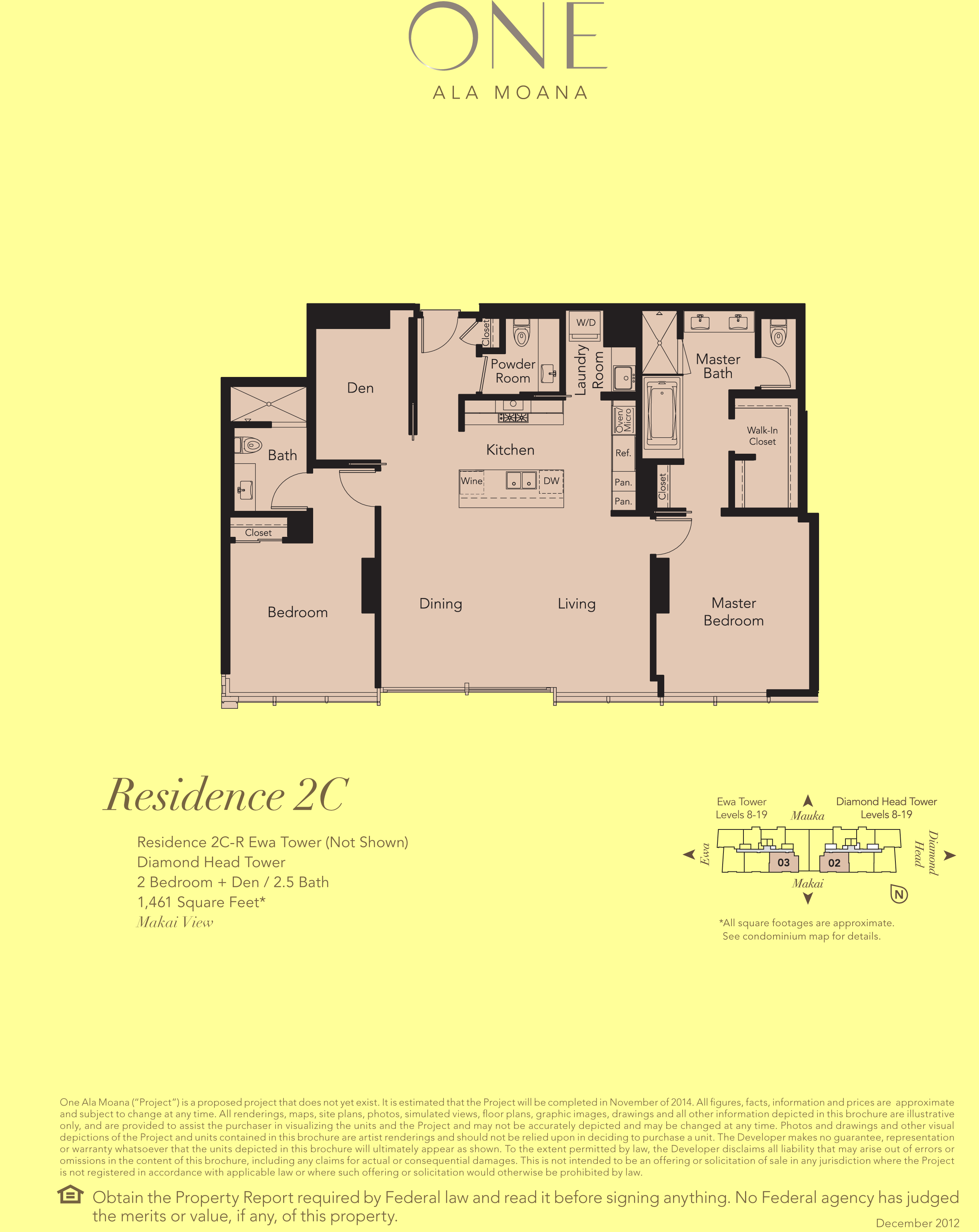 ONE Ala Moana Blvd. Residence 2C