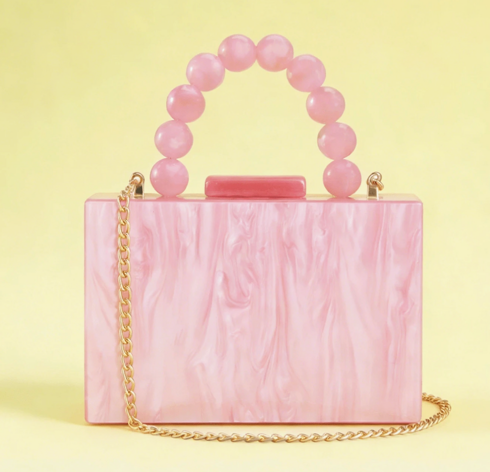 Thumbnail: Acrylic Marbling Purses Clutch Crossbody Bag
