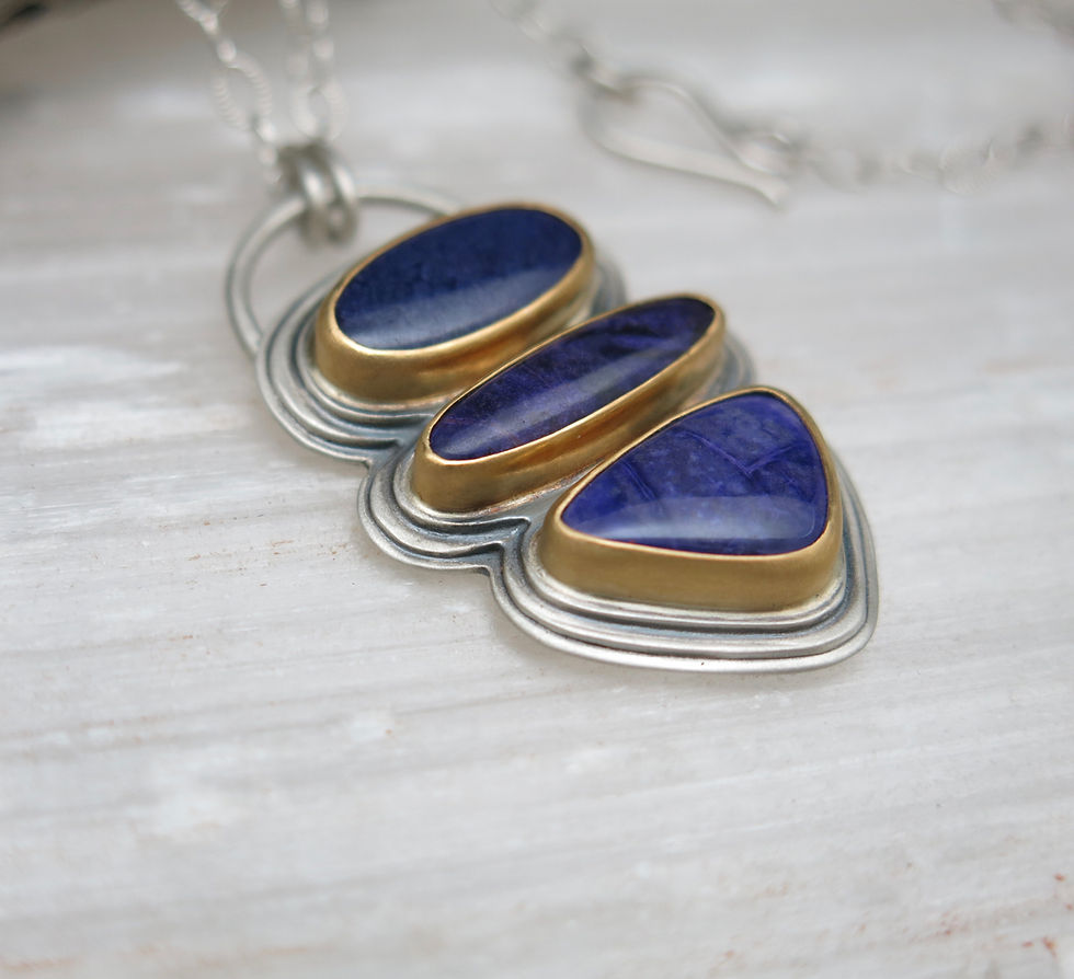 Thumbnail: Sugilite Shield of Light Talisman Necklace