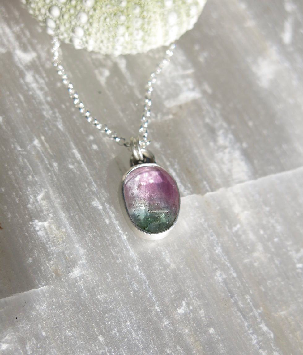 Thumbnail: Yin Yang Tourmaline Necklace