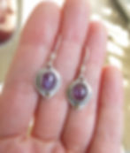 Thumbnail: Star Ruby Light of Spirit Earrings