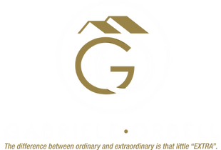 Gabriele Orbell logo white and gold T.pn