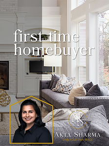 FIRST TIME HOMEBUYER COVER AKTA SHARMA