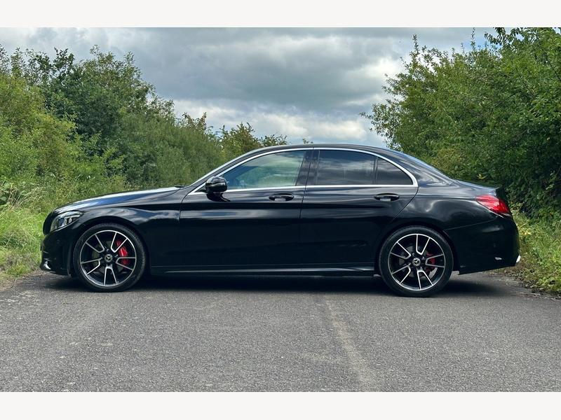 Thumbnail: MERCEDES BENZ C CLASS BLACK AMG LINE