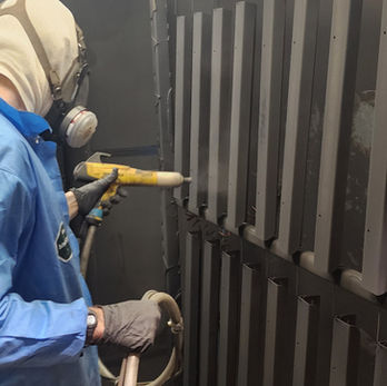 In house Powder Coating