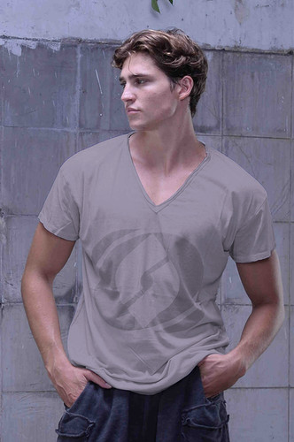 正規完売　Salsation Wear V-Tshirt LIGHT BROWN TSHIRT Z DEKOLTEM W KSZTAŁCIE V | Salsationwearpoland