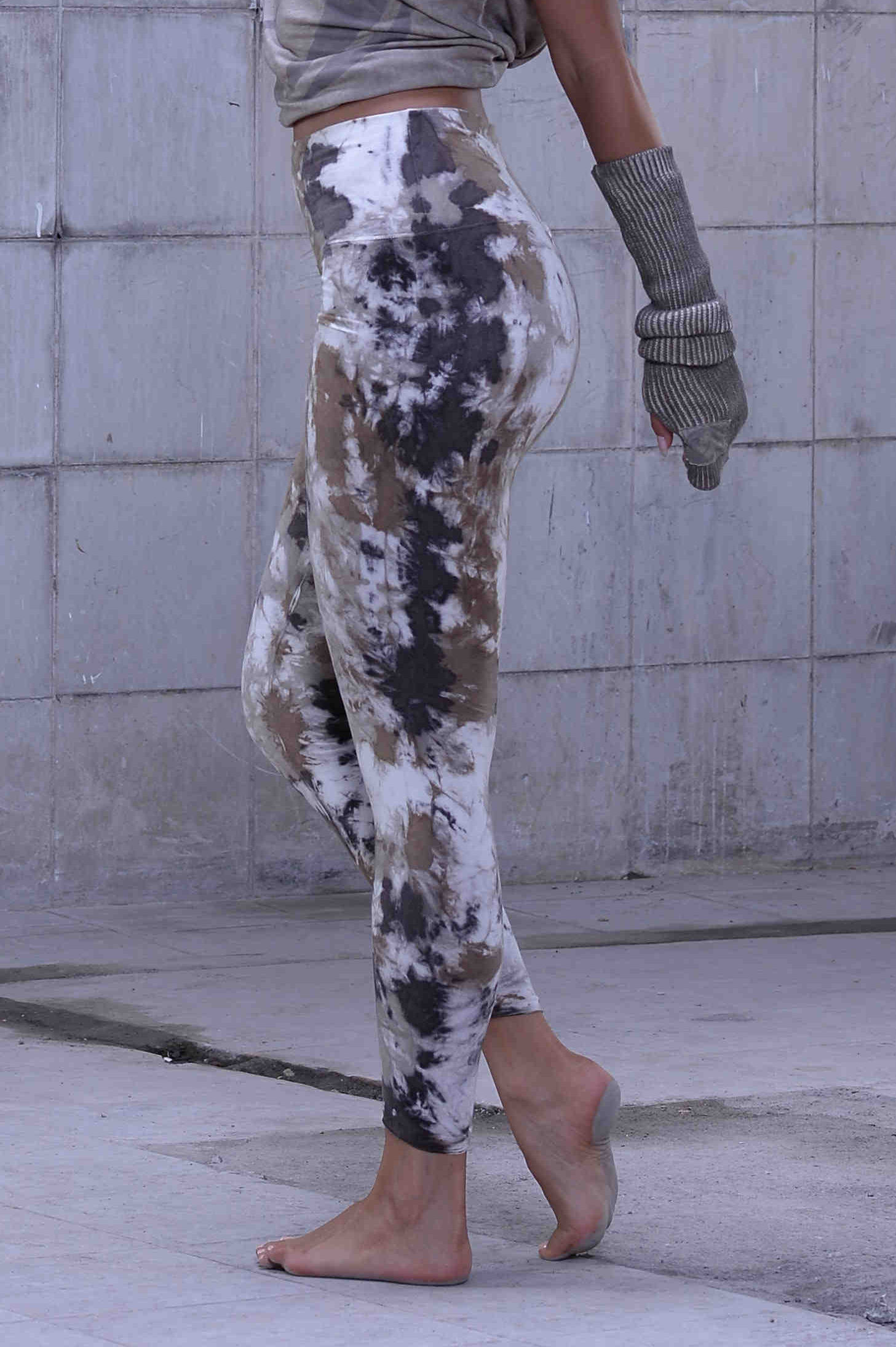 LEGGINSY BAWEŁNIANE 