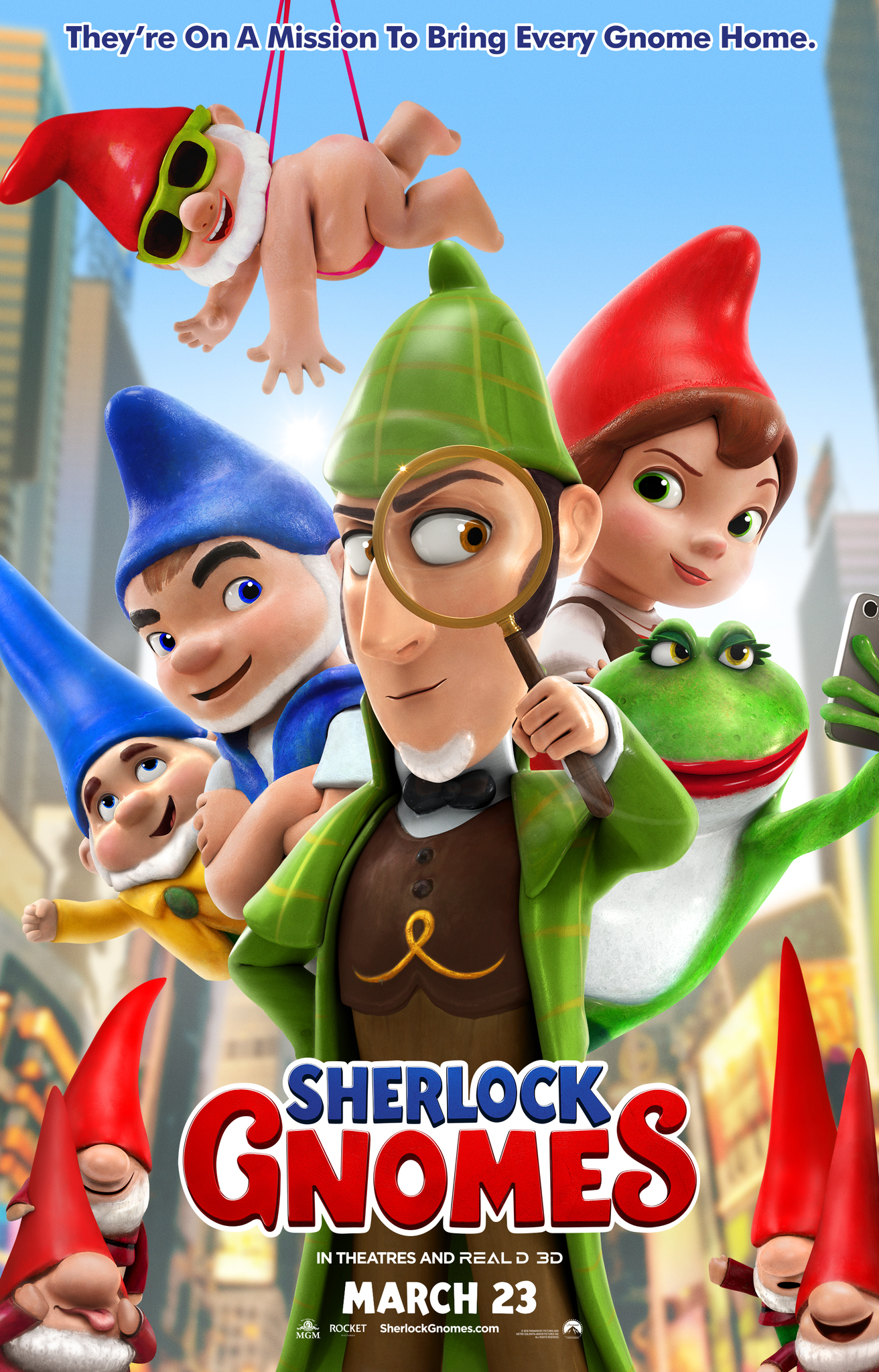 Sherlock Gnomes 27" x 40"