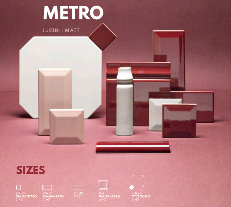 Thumbnail: METRO 7,5x15 diamantato