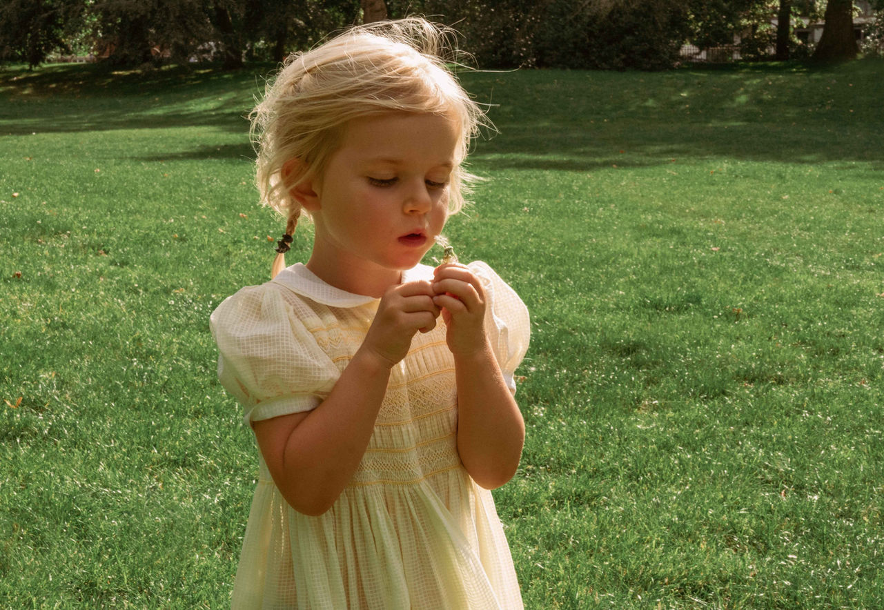 Lyra Seymour Photographed by Petrina Hesketh in a London park 