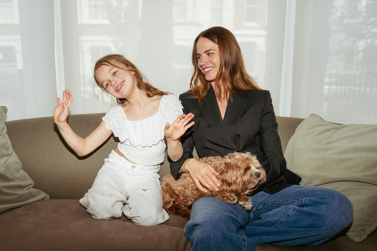 Portrait of Nathalie & Chloe Schyllert, London Photographed by Petrina Hesketh 