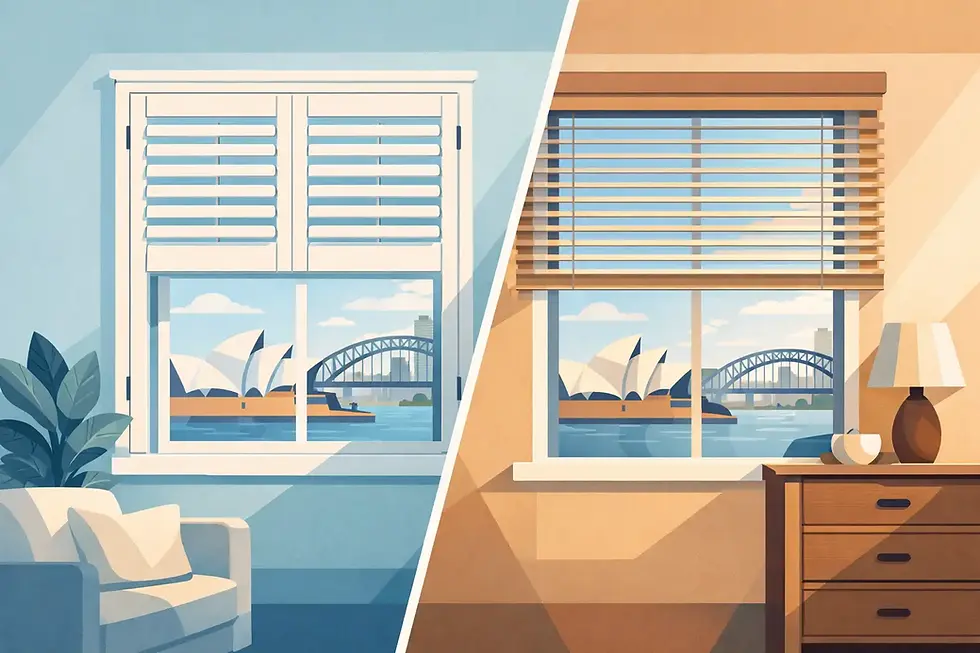 Shutters vs Blinds for Sydney Family Homes