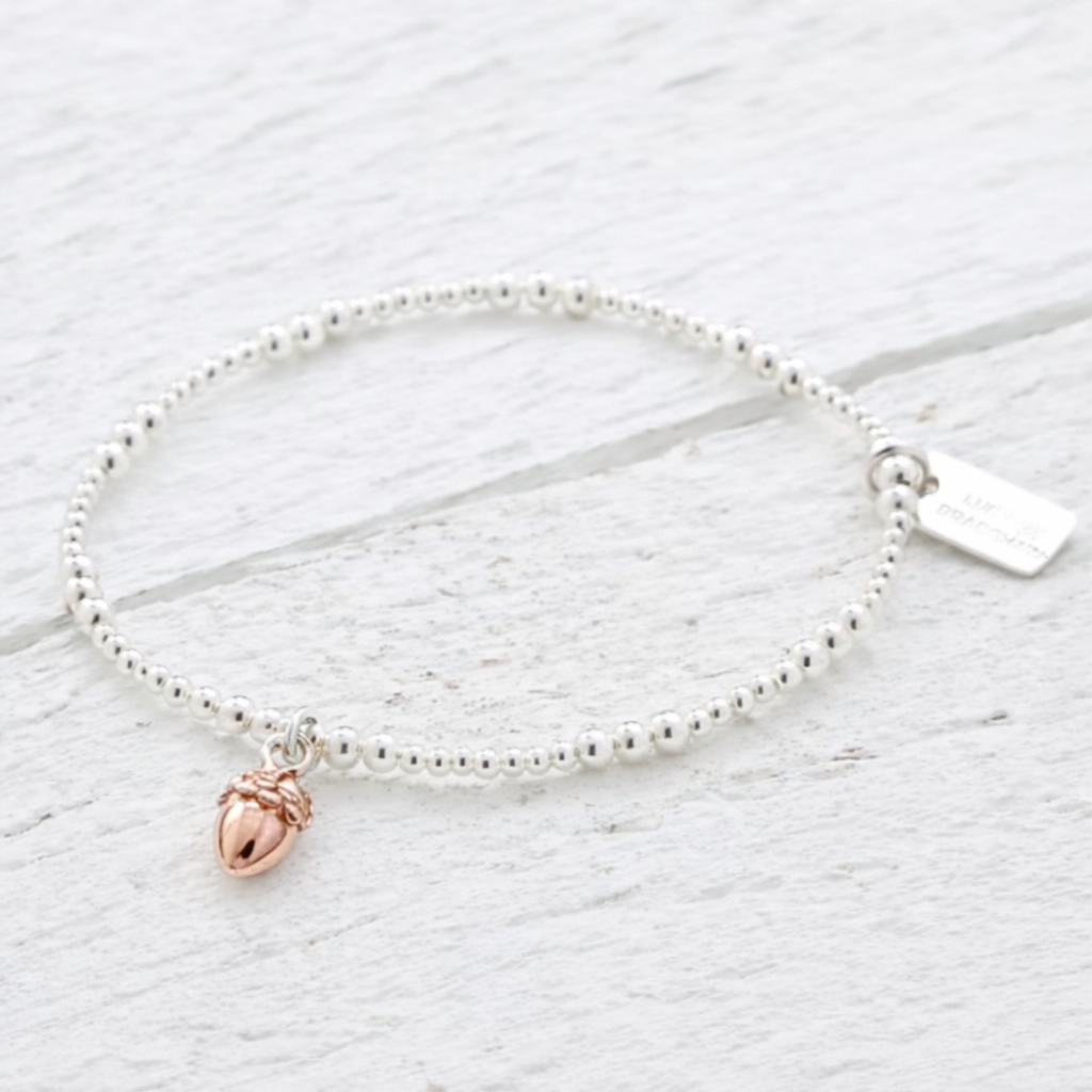 Aruba Rose Gold Acorn Bracelet