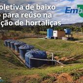 ETE coletiva de baixo custo para reúso na irrigação de hortaliças