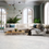 Thumbnail: Modern living room with large off-white porcelain tiles